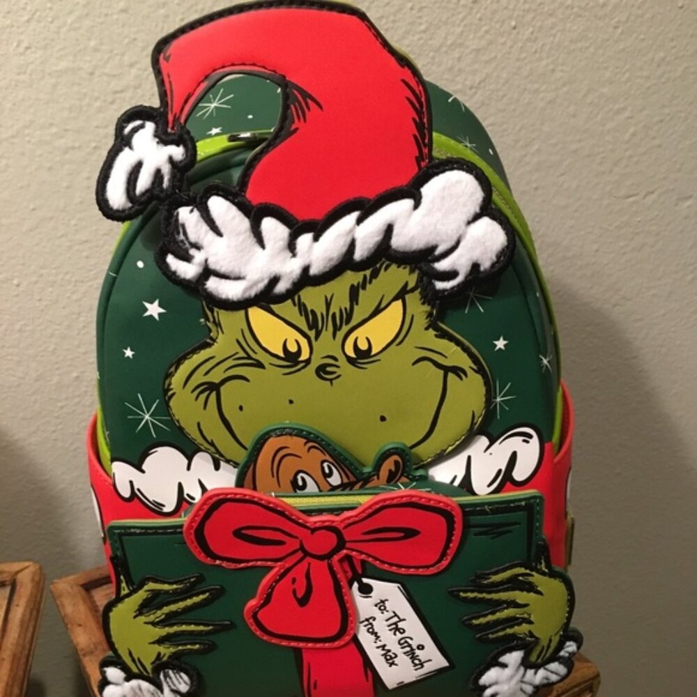 The Grinch Loungefly Backpack - LAST ONE, Brand New